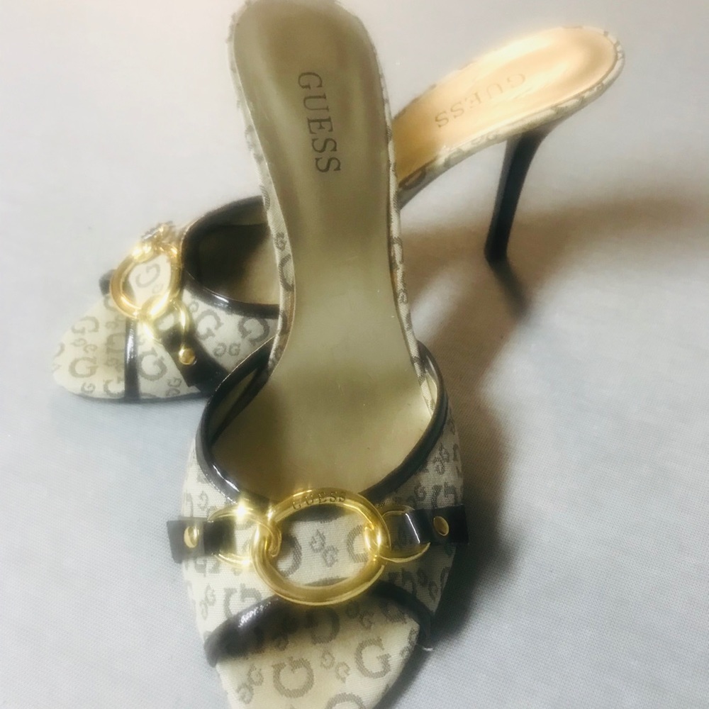 Guess Brown Logo Shoes